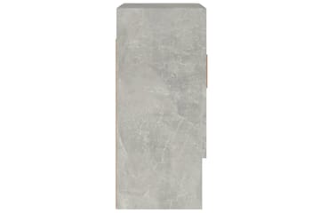 beBasic Veggskap betonggrå 60x31x70 cm konstruert tre - GrÃ¥ - Oppbevaring - Vegghengt oppbevaring