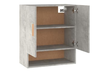 beBasic Veggskap betonggrå 60x31x70 cm konstruert tre - GrÃ¥ - Oppbevaring - Vegghengt oppbevaring