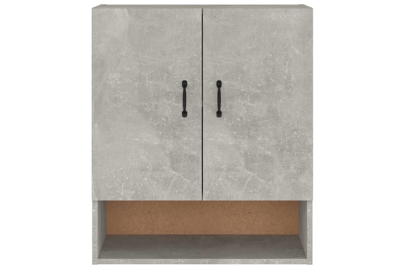 beBasic Veggskap betonggrå 60x31x70 cm konstruert tre - GrÃ¥ - Oppbevaring - Vegghengt oppbevaring