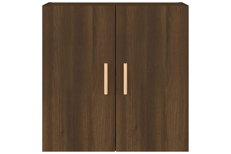 beBasic Veggskap brun eik 60x30x60 cm konstruert tre - Brun - Oppbevaring - Vegghengt oppbevaring