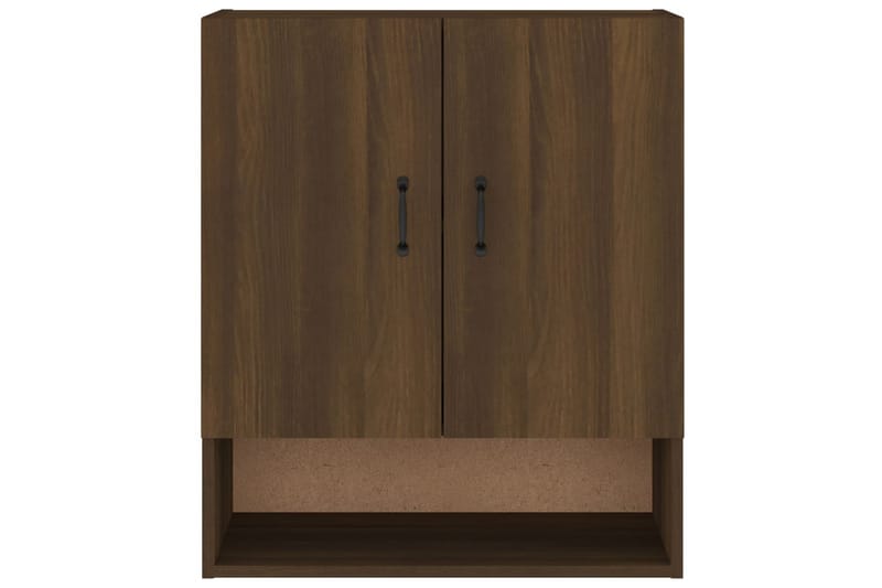 beBasic Veggskap brun eik 60x31x70 cm konstruert tre - Brun - Oppbevaring - Vegghengt oppbevaring