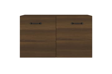 beBasic Veggskap brun eik 60x36,5x35 cm konstruert tre - Brun - Oppbevaring - Vegghengt oppbevaring