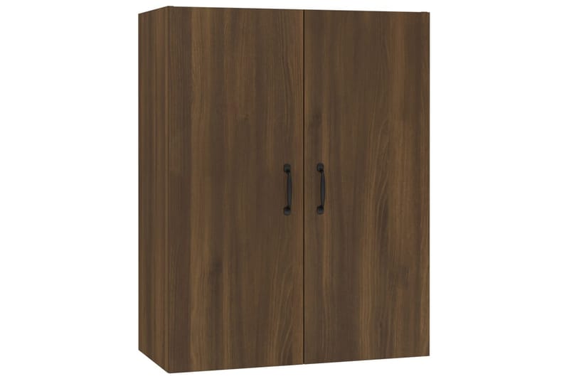 beBasic Veggskap brun eik 69,5x34x90 cm konstruert tre - Brun - Oppbevaring - Vegghengt oppbevaring