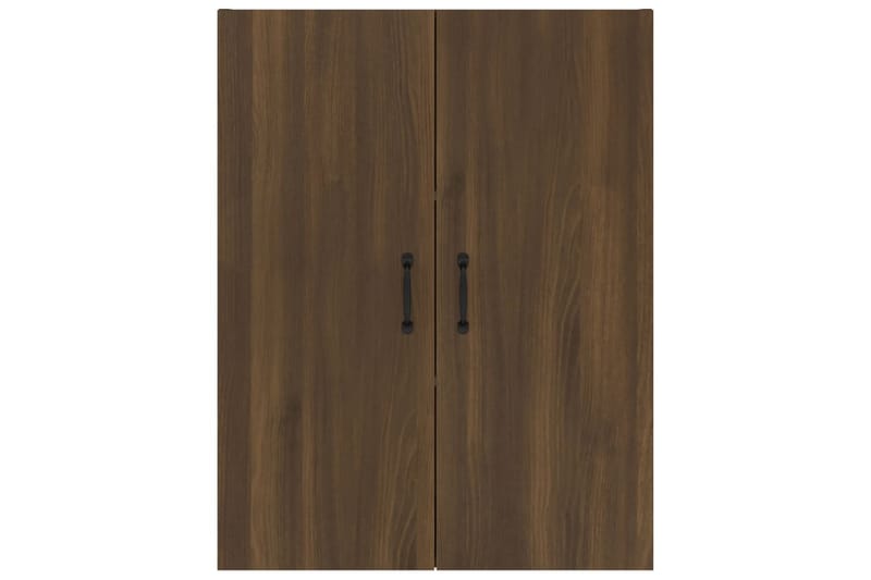 beBasic Veggskap brun eik 69,5x34x90 cm konstruert tre - Brun - Oppbevaring - Vegghengt oppbevaring