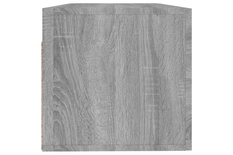 beBasic Veggskap grå sonoma 100x36,5x35 cm konstruert tre - GrÃ¥ - Oppbevaring - Vegghengt oppbevaring