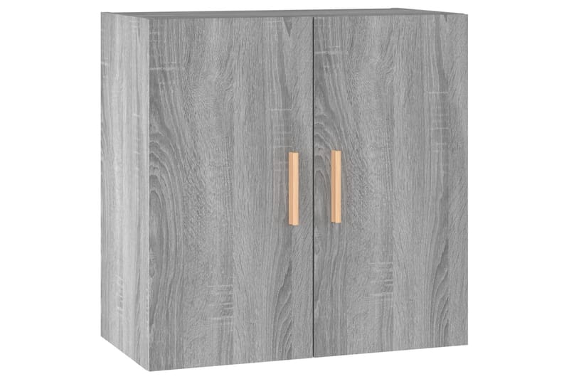 beBasic Veggskap grå sonoma 60x30x60 cm konstruert tre - GrÃ¥ - Oppbevaring - Vegghengt oppbevaring