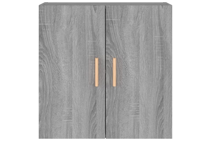 beBasic Veggskap grå sonoma 60x30x60 cm konstruert tre - GrÃ¥ - Oppbevaring - Vegghengt oppbevaring