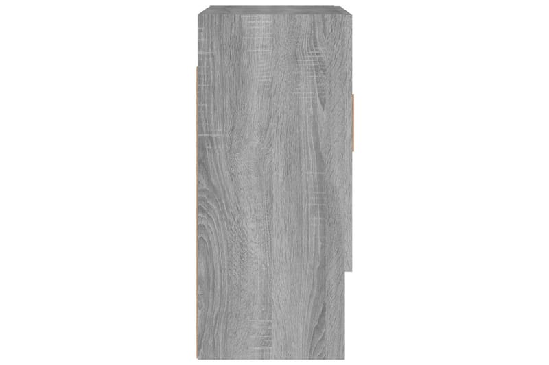 beBasic Veggskap grå sonoma 60x31x70 cm konstruert tre - GrÃ¥ - Oppbevaring - Vegghengt oppbevaring