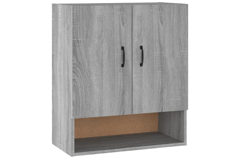 beBasic Veggskap grå sonoma 60x31x70 cm konstruert tre - GrÃ¥ - Oppbevaring - Vegghengt oppbevaring