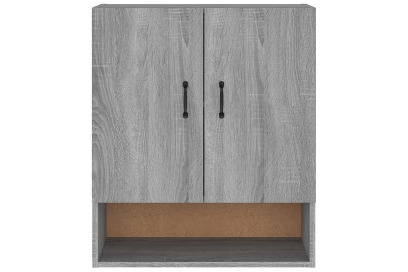 beBasic Veggskap grå sonoma 60x31x70 cm konstruert tre - GrÃ¥ - Oppbevaring - Vegghengt oppbevaring