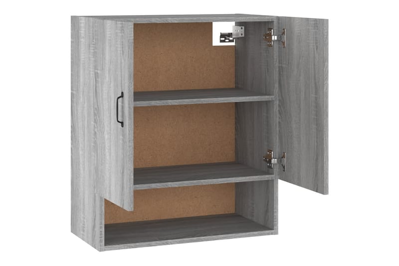 beBasic Veggskap grå sonoma 60x31x70 cm konstruert tre - GrÃ¥ - Oppbevaring - Vegghengt oppbevaring