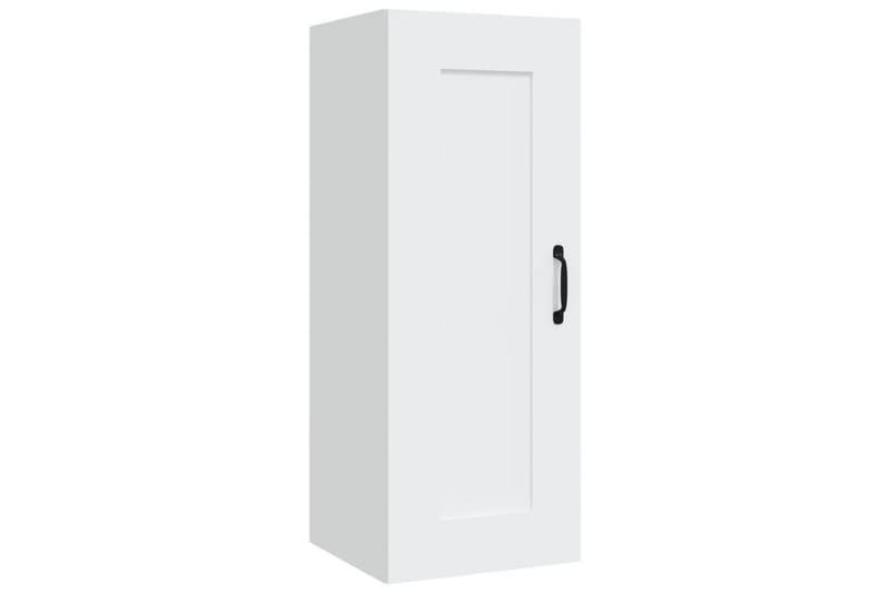 beBasic Veggskap hvit 35x34x90 cm konstruert tre - Hvit - Oppbevaring - Vegghengt oppbevaring
