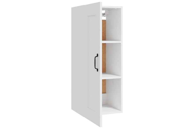 beBasic Veggskap hvit 35x34x90 cm konstruert tre - Hvit - Oppbevaring - Vegghengt oppbevaring