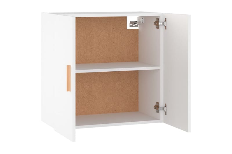 beBasic Veggskap hvit 60x30x60 cm konstruert tre - Hvit - Oppbevaring - Vegghengt oppbevaring