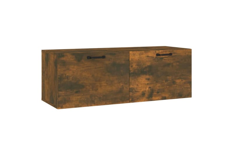 beBasic Veggskap røkt eik 100x36,5x35 cm konstruert tre - Brun - Oppbevaring - Vegghengt oppbevaring