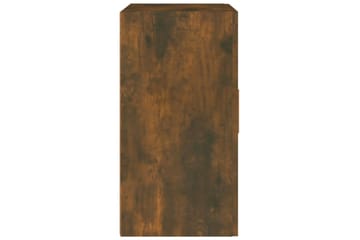beBasic Veggskap røkt eik 60x30x60 cm konstruert tre - Brun - Oppbevaring - Vegghengt oppbevaring
