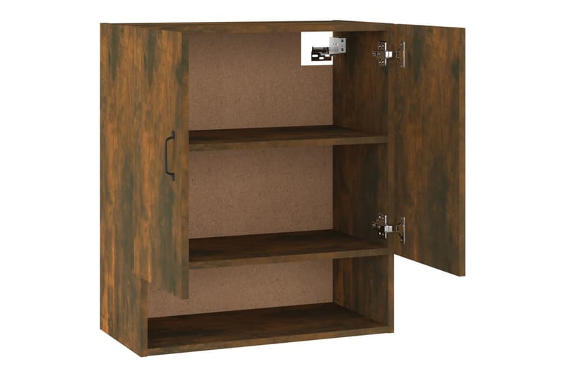 beBasic Veggskap røkt eik 60x31x70 cm konstruert tre - Brun - Oppbevaring - Vegghengt oppbevaring