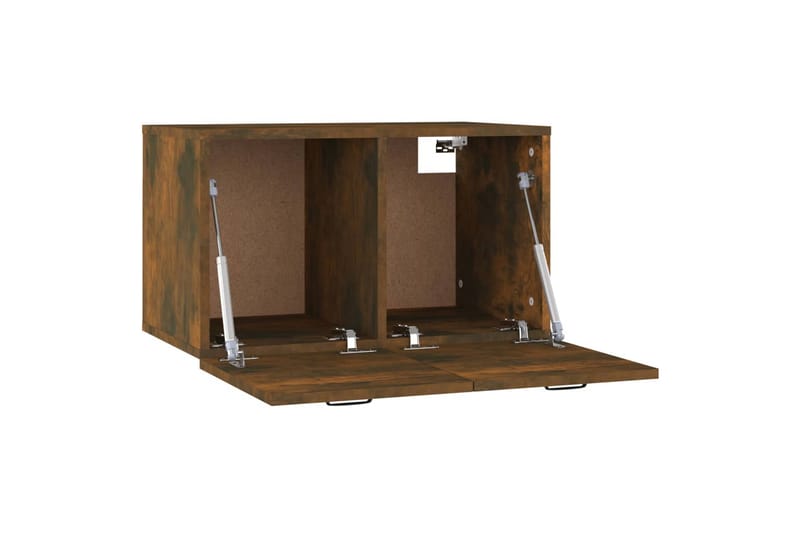 beBasic Veggskap røkt eik 60x36,5x35 cm konstruert tre - Brun - Oppbevaring - Vegghengt oppbevaring