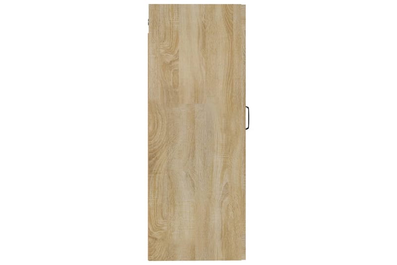 beBasic Veggskap sonoma eik 35x34x90 cm konstruert tre - Brun - Oppbevaring - Vegghengt oppbevaring