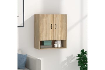 beBasic Veggskap sonoma eik 60x31x70 cm konstruert tre - Brun - Oppbevaring - Vegghengt oppbevaring
