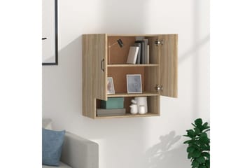beBasic Veggskap sonoma eik 60x31x70 cm konstruert tre - Brun - Oppbevaring - Vegghengt oppbevaring