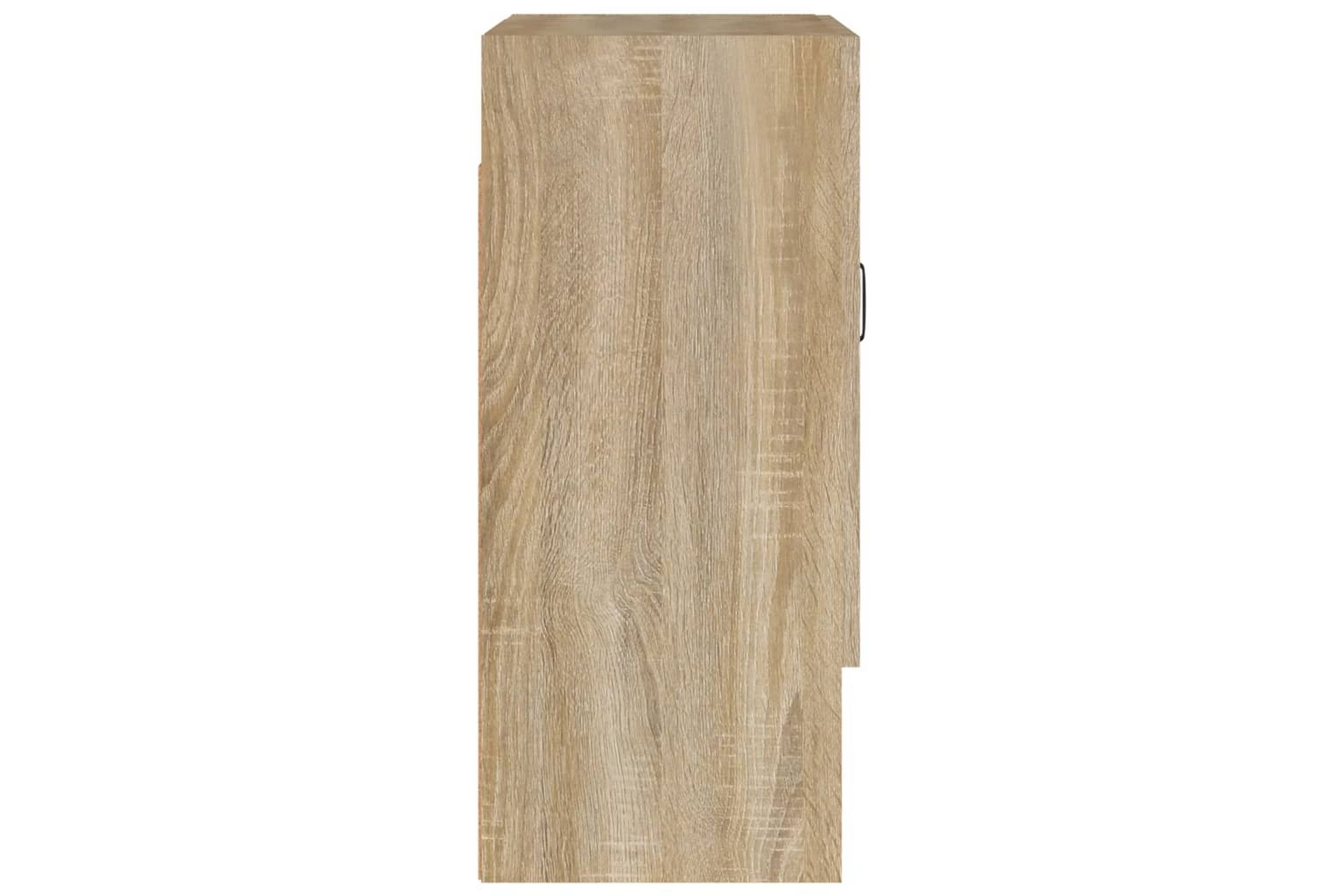 beBasic Veggskap sonoma eik 60x31x70 cm konstruert tre - Brun - Oppbevaring - Vegghengt oppbevaring