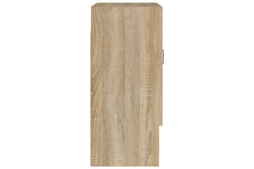beBasic Veggskap sonoma eik 60x31x70 cm konstruert tre - Brun - Oppbevaring - Vegghengt oppbevaring