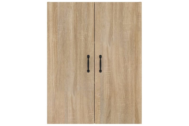 beBasic Veggskap sonoma eik 69,5x34x90 cm konstruert tre - Brun - Oppbevaring - Vegghengt oppbevaring