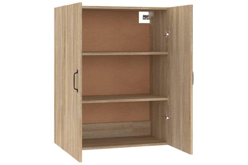 beBasic Veggskap sonoma eik 69,5x34x90 cm konstruert tre - Brun - Oppbevaring - Vegghengt oppbevaring