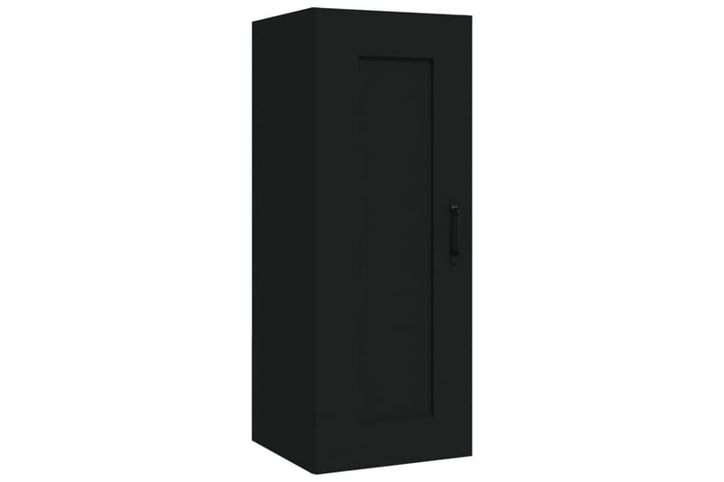 beBasic Veggskap svart 35x34x90 cm konstruert tre - Svart - Oppbevaring - Vegghengt oppbevaring