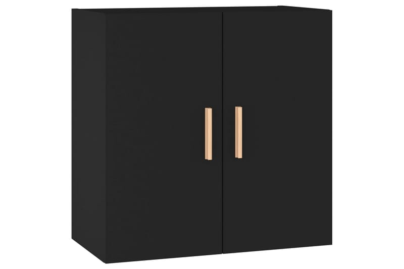 beBasic Veggskap svart 60x30x60 cm konstruert tre - Svart - Oppbevaring - Vegghengt oppbevaring