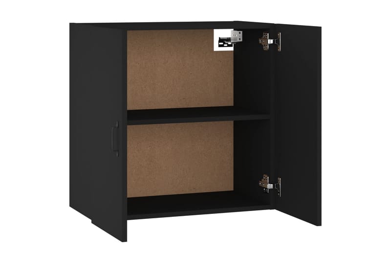beBasic Veggskap svart 60x31x60 cm konstruert tre - Svart - Oppbevaring - Vegghengt oppbevaring