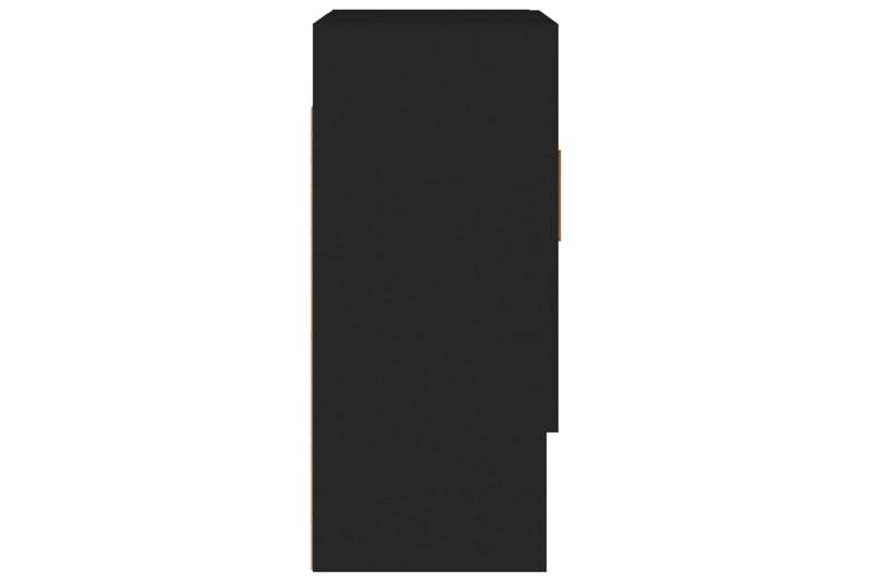 beBasic Veggskap svart 60x31x70 cm konstruert tre - Svart - Vegghengt oppbevaring