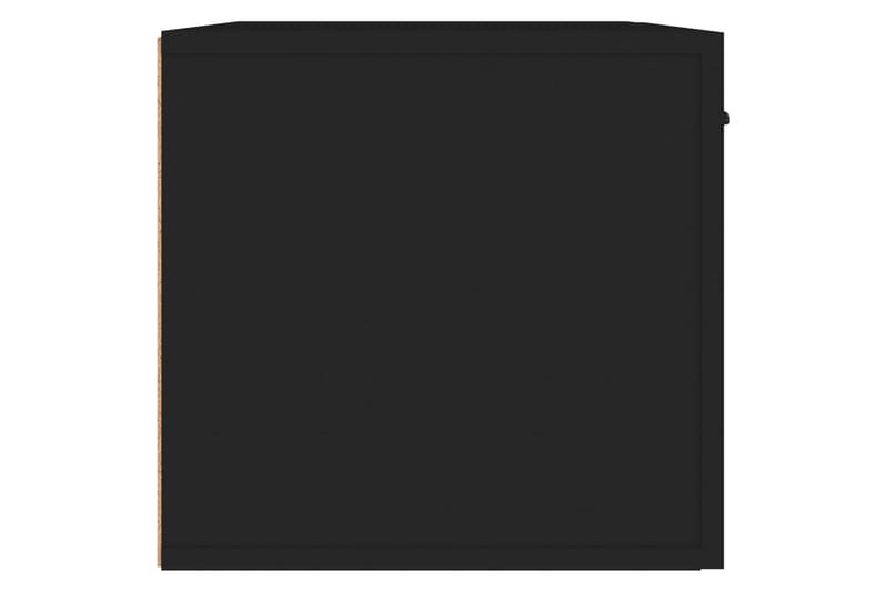 beBasic Veggskap svart 60x36,5x35 cm konstruert tre - Svart - Vegghengt oppbevaring
