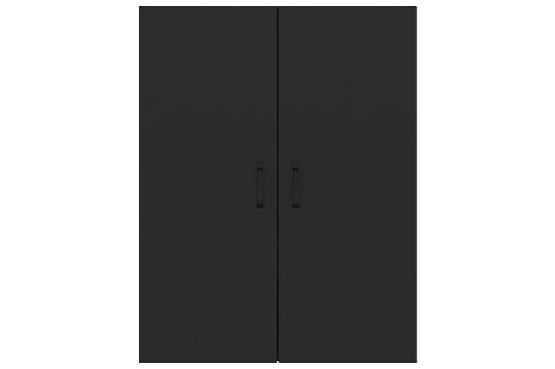 beBasic Veggskap svart 69,5x34x90 cm konstruert tre - Svart - Oppbevaring - Vegghengt oppbevaring