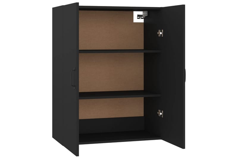 beBasic Veggskap svart 69,5x34x90 cm konstruert tre - Svart - Oppbevaring - Vegghengt oppbevaring