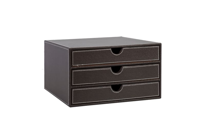 Brevkurv WALTER 25x33xH18cm mørkebrun PU, undefined