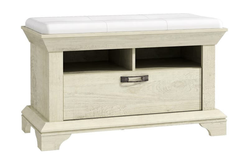 Casique Skoskap 46x99 cm - Hvit - Oppbevaring - Gangoppbevaring