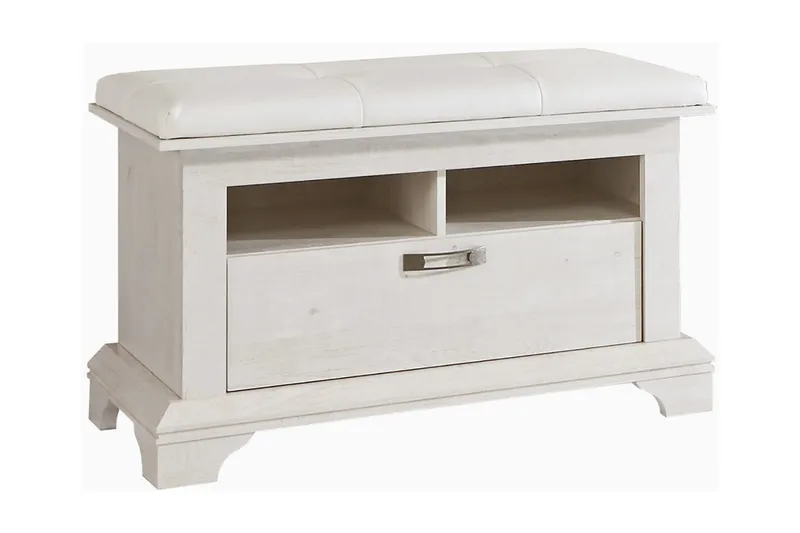 Casique Skoskap 46x99 cm - Hvit - Oppbevaring - Gangoppbevaring