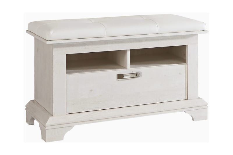 Casique Skoskap 46x99 cm - Hvit - Oppbevaring - Gangoppbevaring