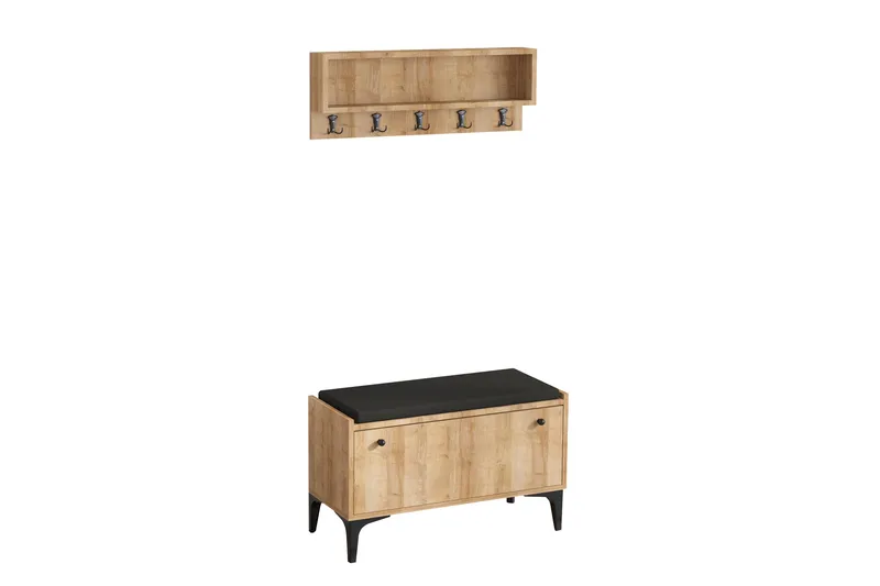 Mamerto Skoskap skap 80x36 cm - Natur - Oppbevaring - Gangoppbevaring