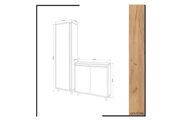 Mod Design Skjenk og Bokhylle - Oppbevaring - Gangoppbevaring