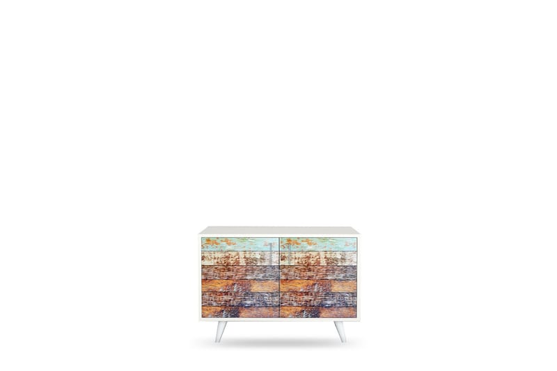 Sarisu Skoskap 50x100 cm - Flerfarget/Hvit - Oppbevaring - Gangoppbevaring