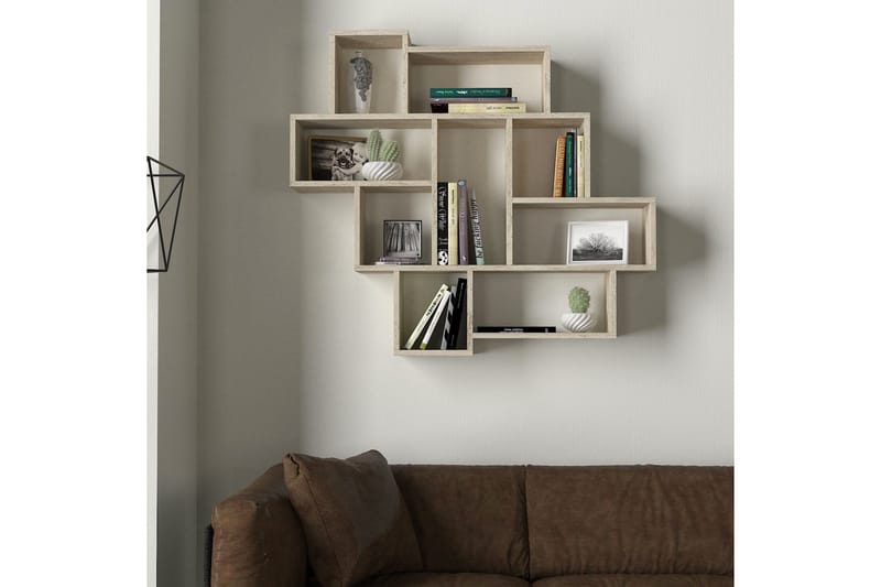 Øvrige hyller Parola Vegghylle 115,5 cm Beige - Oppbevaring - Hyller