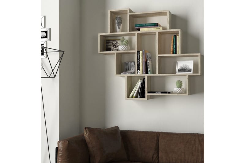 Øvrige hyller Parola Vegghylle 115,5 cm Beige - Oppbevaring - Hyller