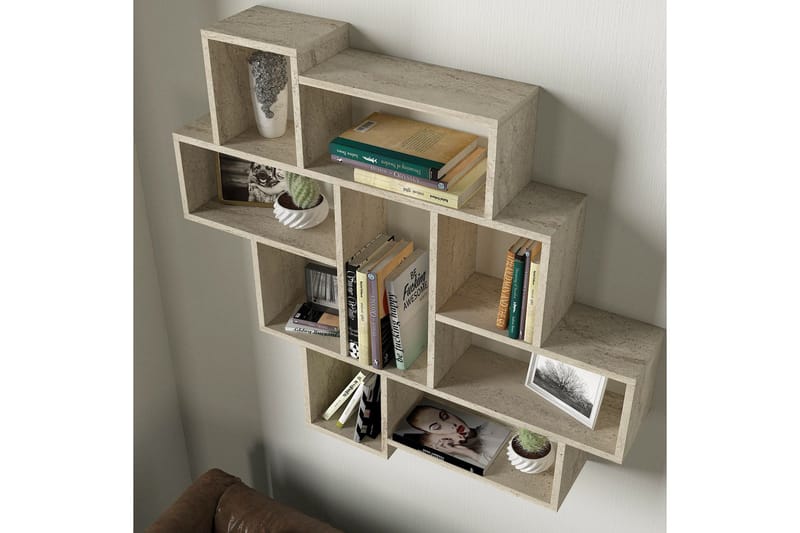 Øvrige hyller Parola Vegghylle 115,5 cm Beige - Oppbevaring - Hyller
