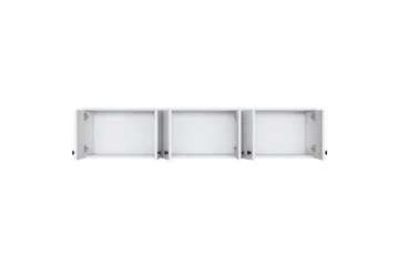Jaibir Vegghylle 179,6x37,5 cm Hvit - Hanah Home - Oppbevaring - Hyller - Vegghylle