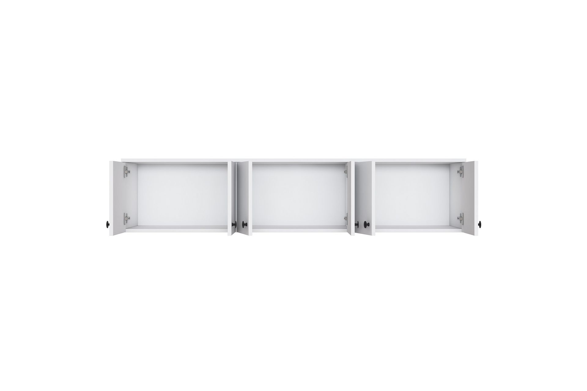 Jaibir Vegghylle 179,6x37,5 cm Hvit - Hanah Home - Oppbevaring - Hyller - Vegghylle