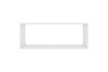 807134 veggkubehyller 4 stk Hvit 60x15x23 cm sponplate - Hvit - Oppbevaring - Hyller - Vegghylle