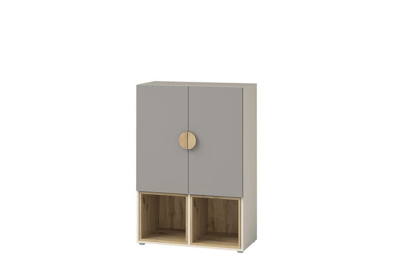 Adolfo Bokhylle 80 cm - Beige / Grå - Oppbevaring - Hyller - Bokhylle